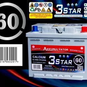 akkumlyator 3star 60 75