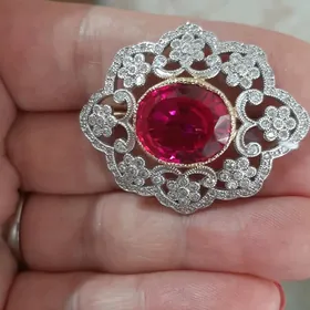 брошка бриллианты