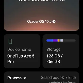 OnePlus Ace 5 pro