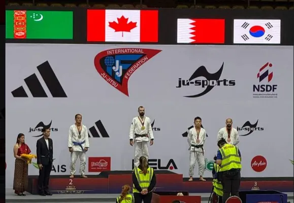 Türkmenistanly türgen jiu-jitsu boýunça dünýä çempionatynda kümüş medal gazandy