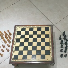 Şahmat we Stol Шахматы и стол