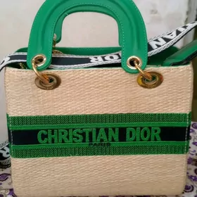 плетёная сумка Кристиан Диор