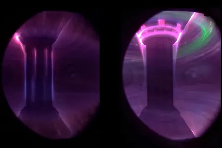 Alymlar ilkinji gezek termoýadro reaktorynyň içinde plazmanyň nähili görnüşde bolýandygyny görkezdiler