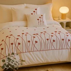 Постельное бельё с сердечками