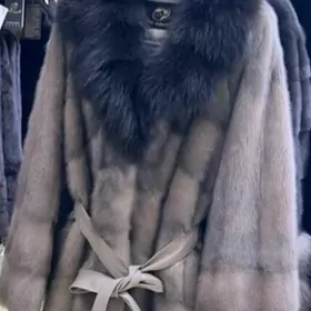 женская шуба норка