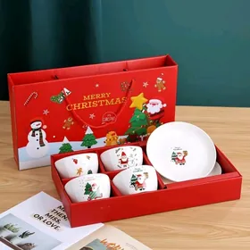 Новогодний набор посуды