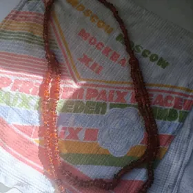 бусы янтарные