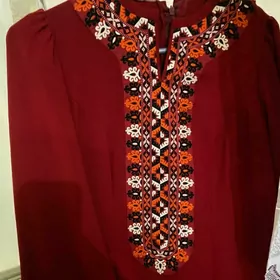 gyzyl koynek платье