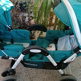 кдетская коляска для двойни