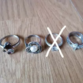 Кольца серебро