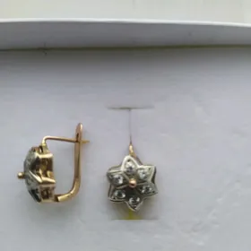 Серги золотые