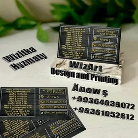 Wizitka hyzmaty kitap pecat