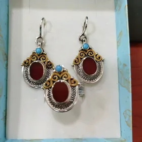 комплект национальный серебро