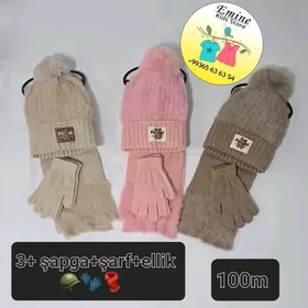 Çaga şapga-şarf-ellikler🧣🧤️