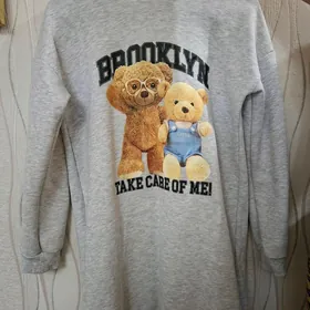 худи платье