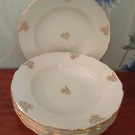 Тарелки, Фарфор,Богемия