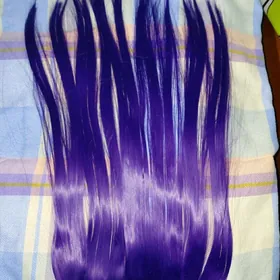 Волосы на заколках