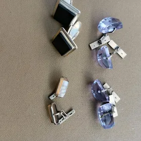 запонки серебро СССР