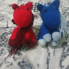 вязаные игрушки