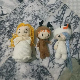 вязаные игрушки