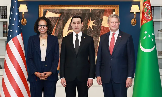 Serdar Berdimuhamedow ABŞ-nyň Kongresiniň wekilleri bilen duşuşdy