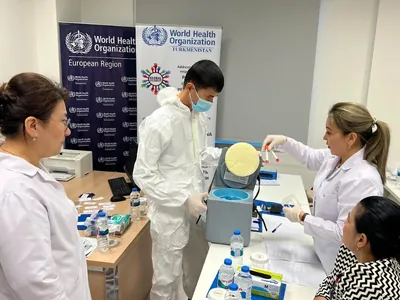 В Туркменистане прошёл курс ВОЗ по повышению готовности к вспышкам гриппа и ОРИ