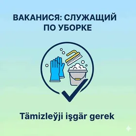 Işgär gerek Tämizleýji