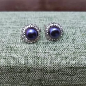 серьги с жемчугом