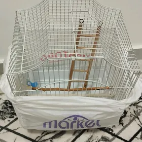 клетка для попугаев новая