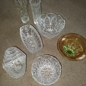 вазы хрустальные