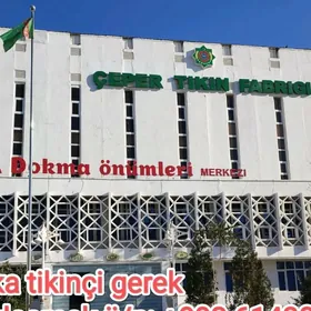 Çeper fabrika tikinçi gerek