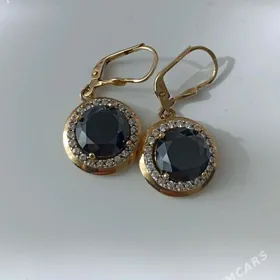 золотые серьги