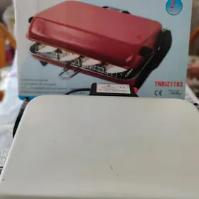 Elektro gril we barbekyu