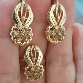 gyzyl komplekt BRILLIANT