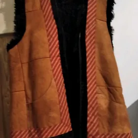 Каракулевая муж безрукавка