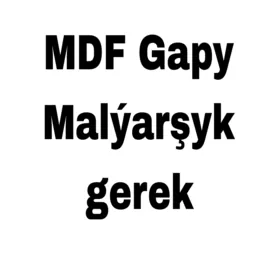 malýarşyk gerek Mdf gapy üçin