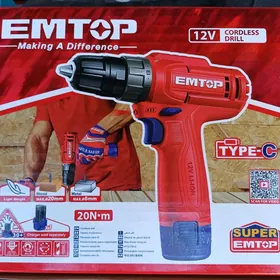 Шуруповерт Emtop 12V