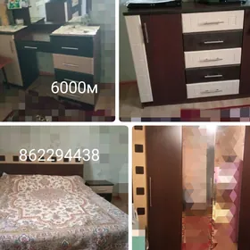 кровать двухъярусная, гарнитур