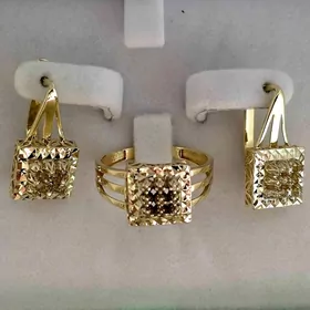 gyzyl komplekt brilýant