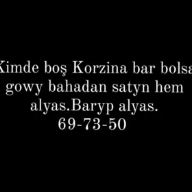 Karzina sewet gowy baha