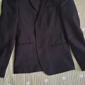 пиджак черный 7-8кл