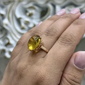 Gyzyl gadym yantar yuzuk