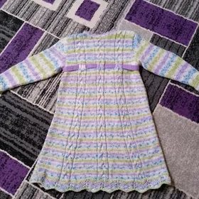 Вязанное платье