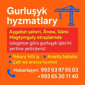 ️ Gurlushyk we remont hyzmat