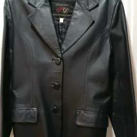 Пиджак женский кожаный