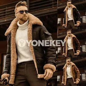 Erkekler üçin galyñ palto