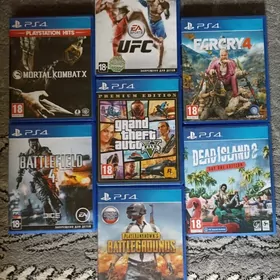 Игры для  PS4.