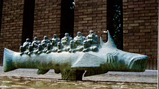 Şwesiýada suratkeş Karl Millesiň 125 kg-lyk bürünç heýkeli ogurlandy