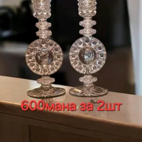 Хрусталь, Фарфор, подсвечники