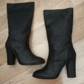 Сапоги, кожа